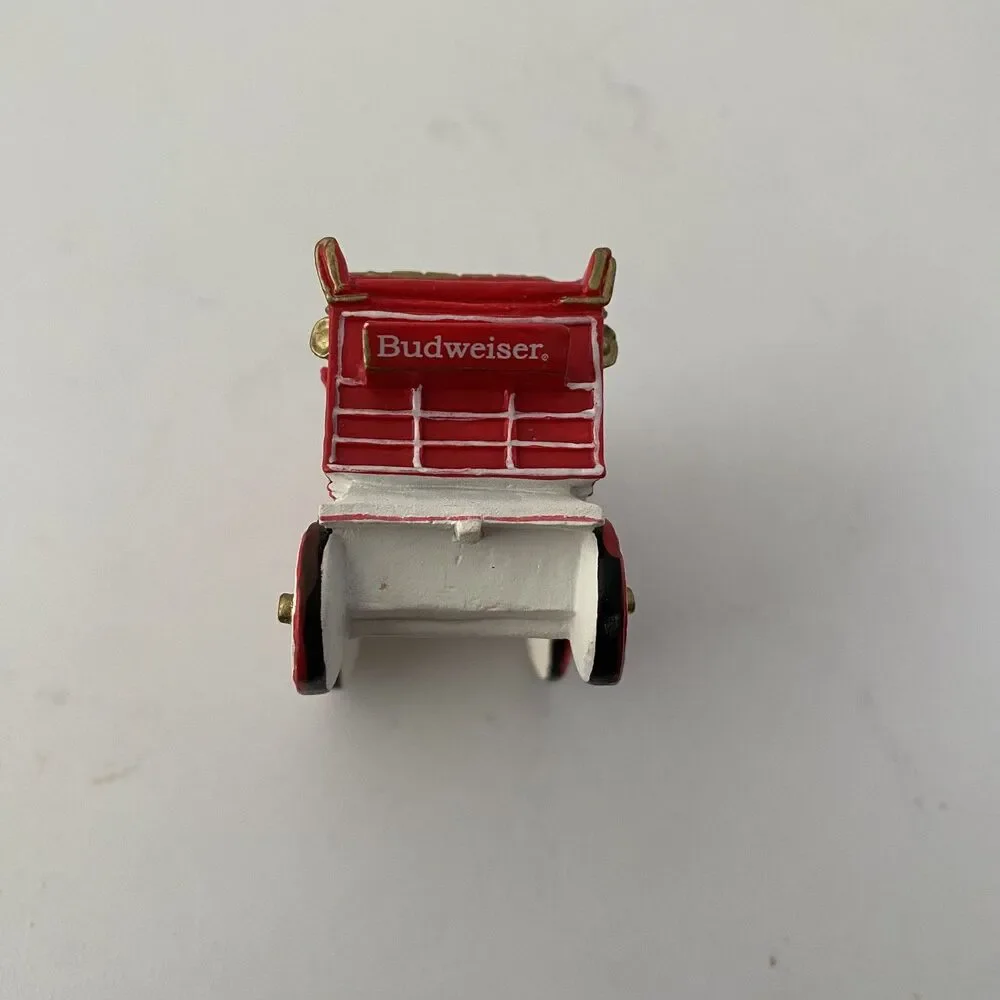 Hawthorne Village BUDWEISER  small Wagon and Christmas Tree for Flatbed car